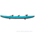 Air Paddle Kayak Fishing kayak Blue 3-person Inflatable Kayak for sale